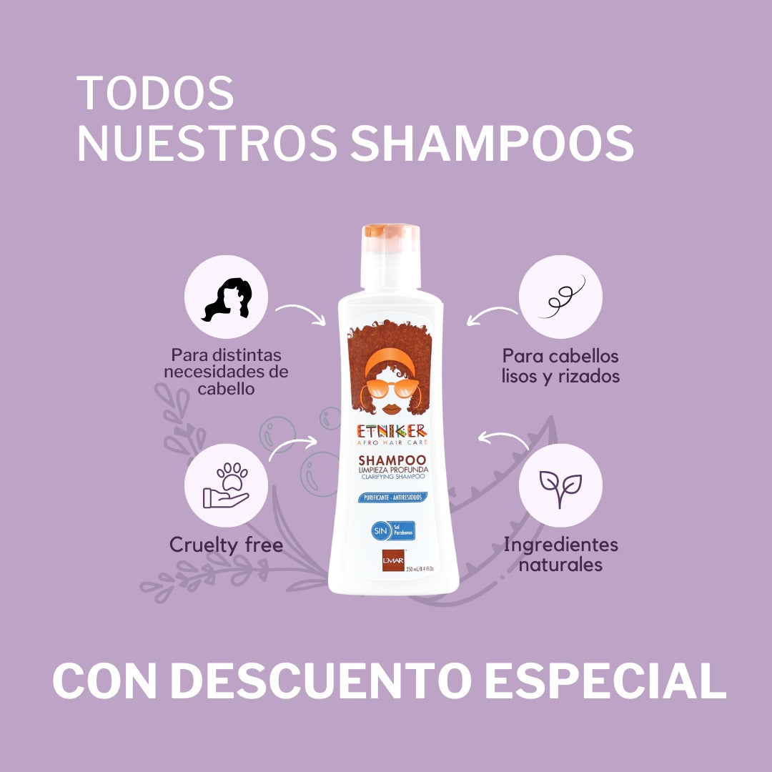 Todos nuestros shampoo con descuento