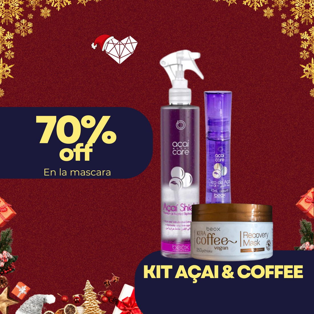 Kit Açaí y Keracoffe 70% off